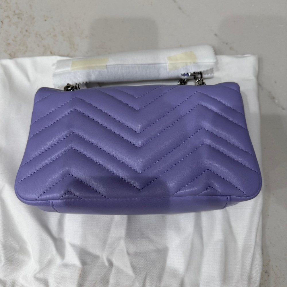 Gucci Light Purple Quilted Chain Shoulder Bag - Picture 6 of 16
